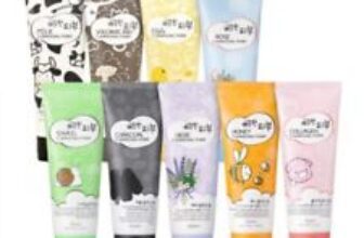 Esfolio Cleansing foam : Milk, Snail, Collagen and Hyaluronic Acid with Peach