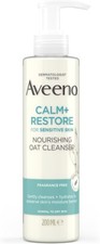 Aveeno face calm + restore nourishing oat cleanser 200ml, UK