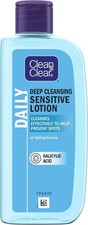 Clean & Clear Deep Cleansing Lotion for Sensitive Skin 200ml Remove Dirt and Oil
