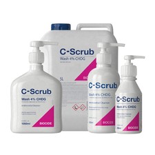 C-Scurb Chlorhexidine 4% w/v Anti-Microbial Skin Cleanser-Hibiwash Alternative