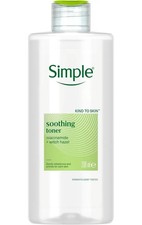 Simple Kind to Skin Soothing Facial Toner 200ml Sensitive Skin Alcohol Free New