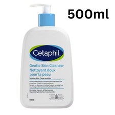 Cetaphil Gentle Skin Cleanser 500ml / Sensitive & Dry Skin Dermatologist Tested